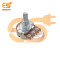 250K Rotary potentiometer D shape shaft handle 3 pin Pack of 2